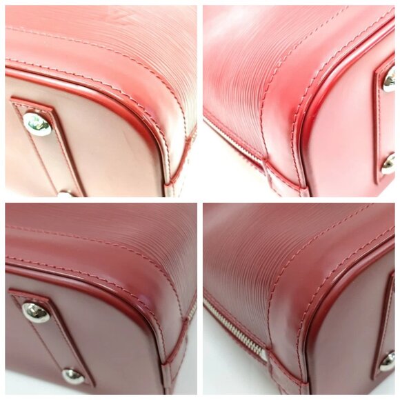 Louis Vuitton LV Hand Bag Alma BB red Epi 649-082125 - Picture 6 of 14